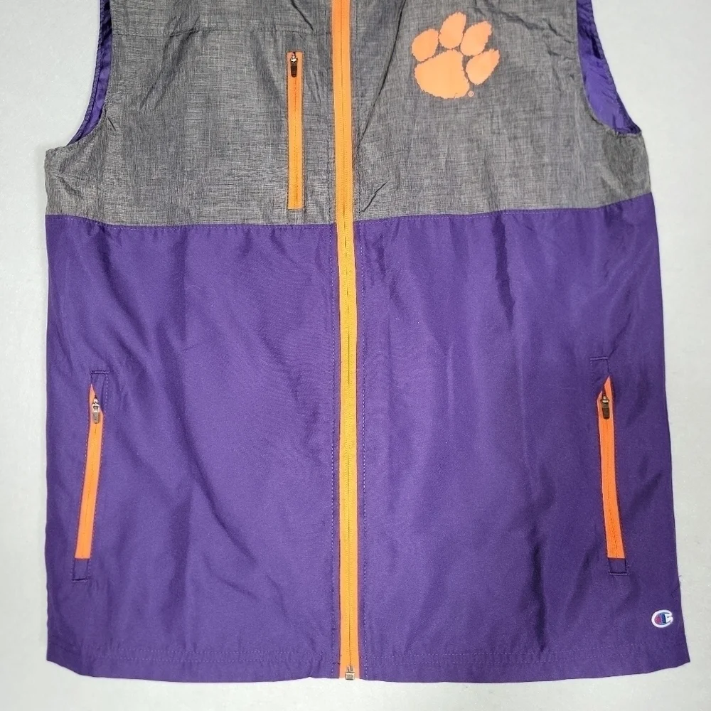 NWOT Champion Mens Authentic Athleticwear Clemson Tigers Vest Size Medium
